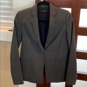 Elie Tahari gray women blazer suit size 2 new